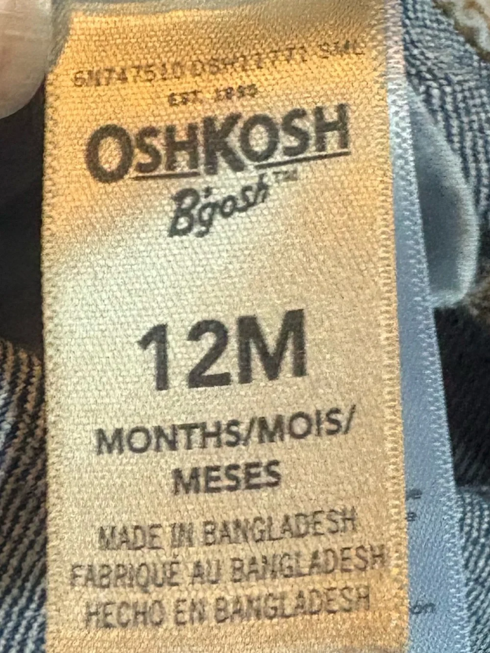 OshKosh B'gosh Kids Denim Overalls
